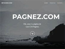 Tablet Screenshot of pagnez.com